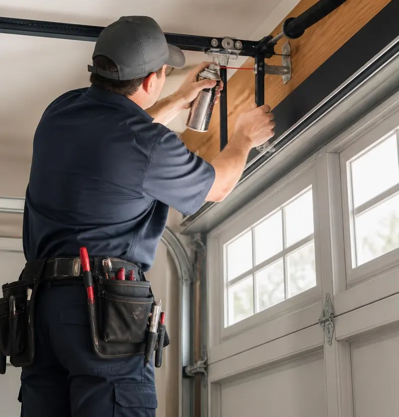 Off Track Door Repair in Branford